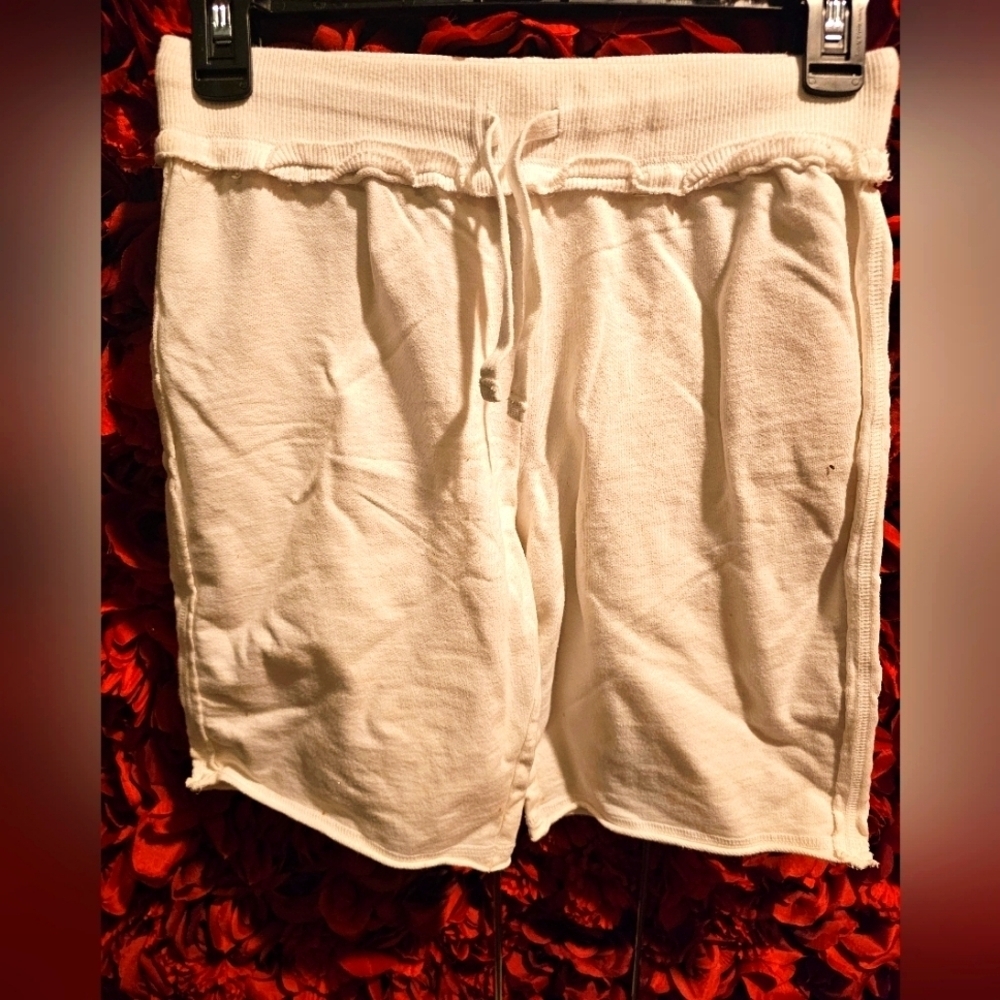 Copper Key Girls Size 14 White Drawstring Shorts FEW SPOTS SEE PIC